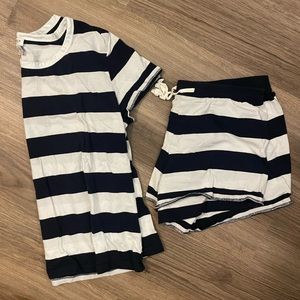 Navy striped Jcrew PJs